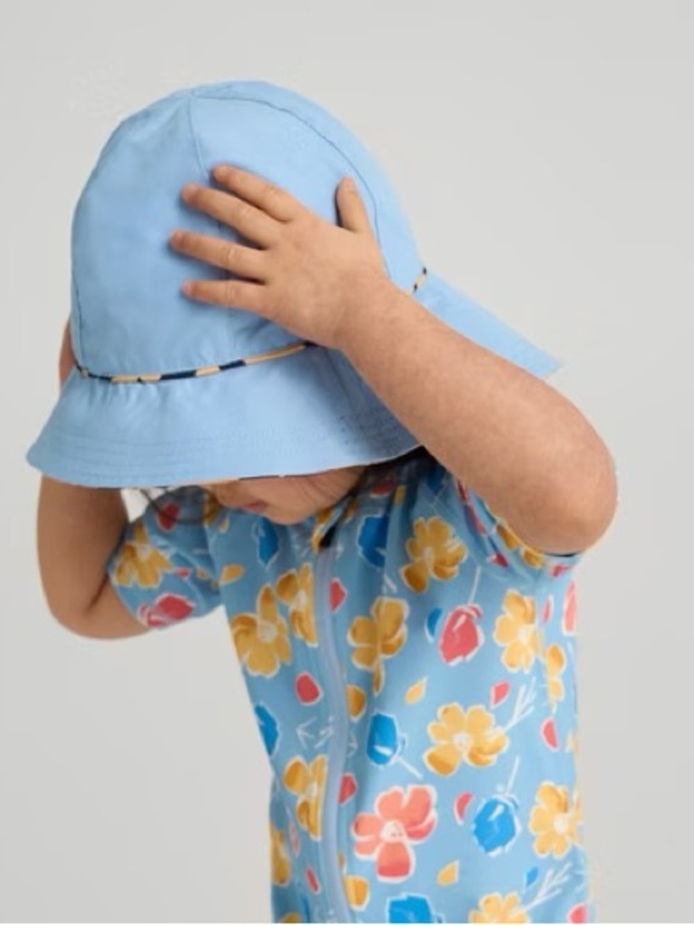 Reima Kids' Viiri Bright Berry UPF 50+ Reversible Sunhat—1/2Y - Picture 14 of 15